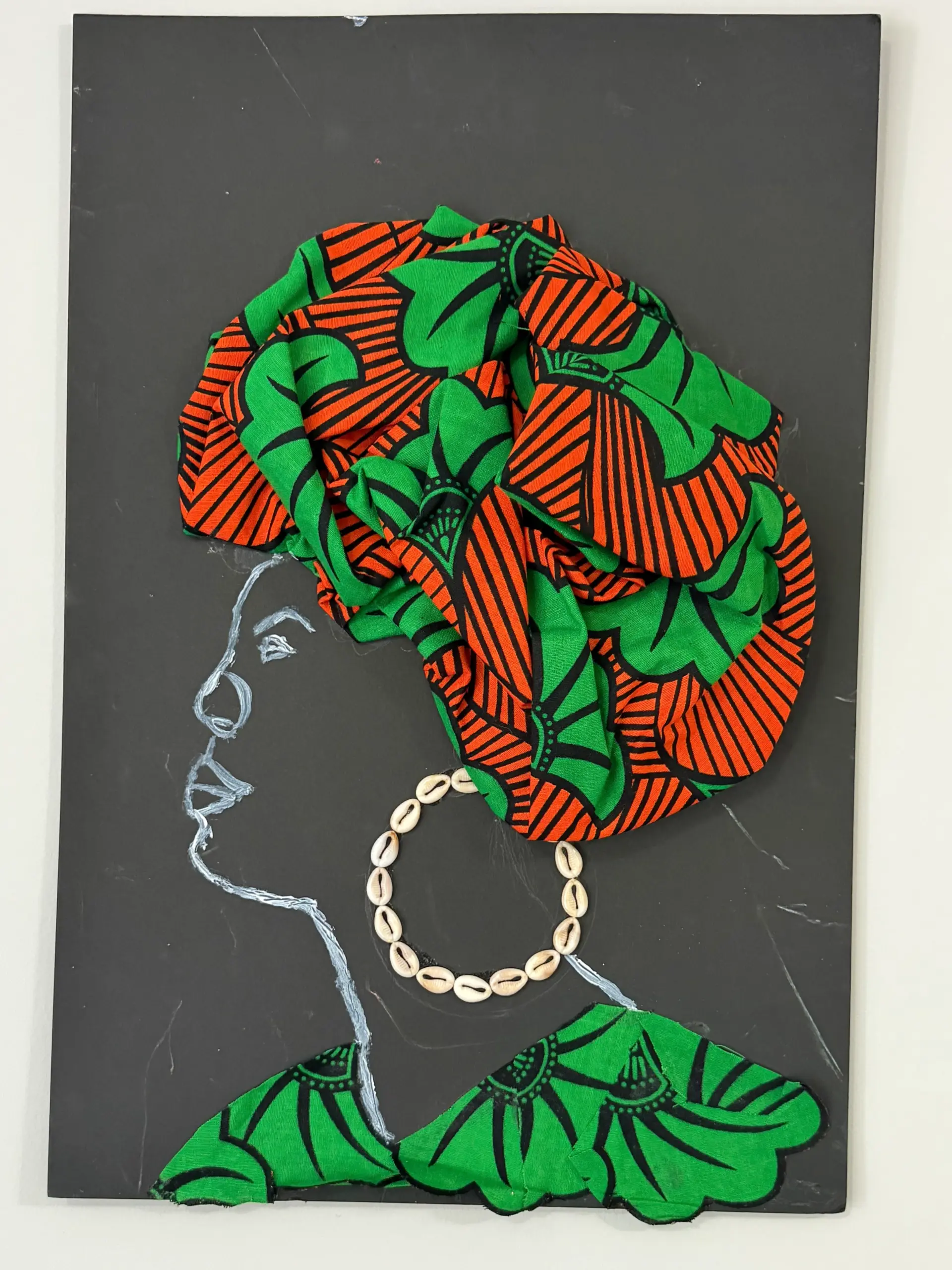 Œuvre Héritage en lumière, par Tamia Kouakou.